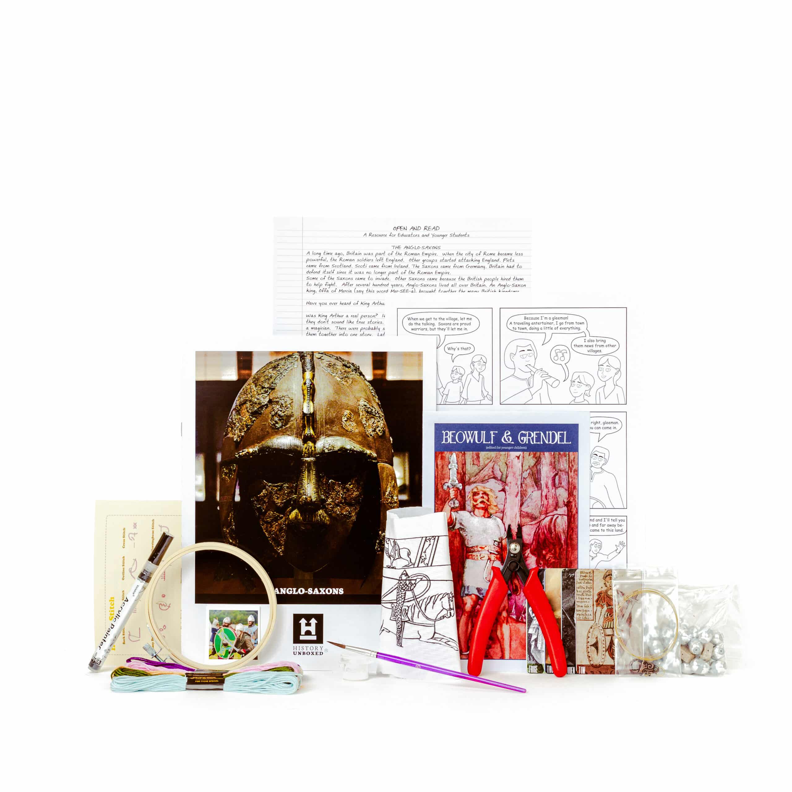 anglo-saxons box contents